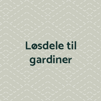 Løse materialer til gardiner