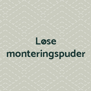 Løse monteringspuder